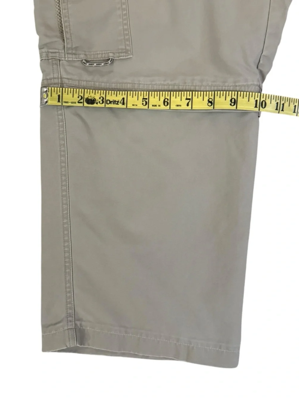 Vintage Y2K Columbia Cropped Convertible Cargo Pants 32 Zip-Off Shorts Tan